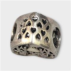 Pandora I Love You Mom Mum Heart Silver Sterling MOM Charm S925